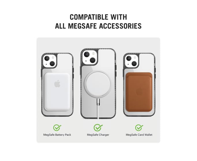 Daily Objects Polycarbonate Case for iPhone 15 Compatible with Mag-Safe Wireless Charging,Stride 2.0 Slim Shockproof Back Cover with Inner Magnetic Ring,Grey - Image 5