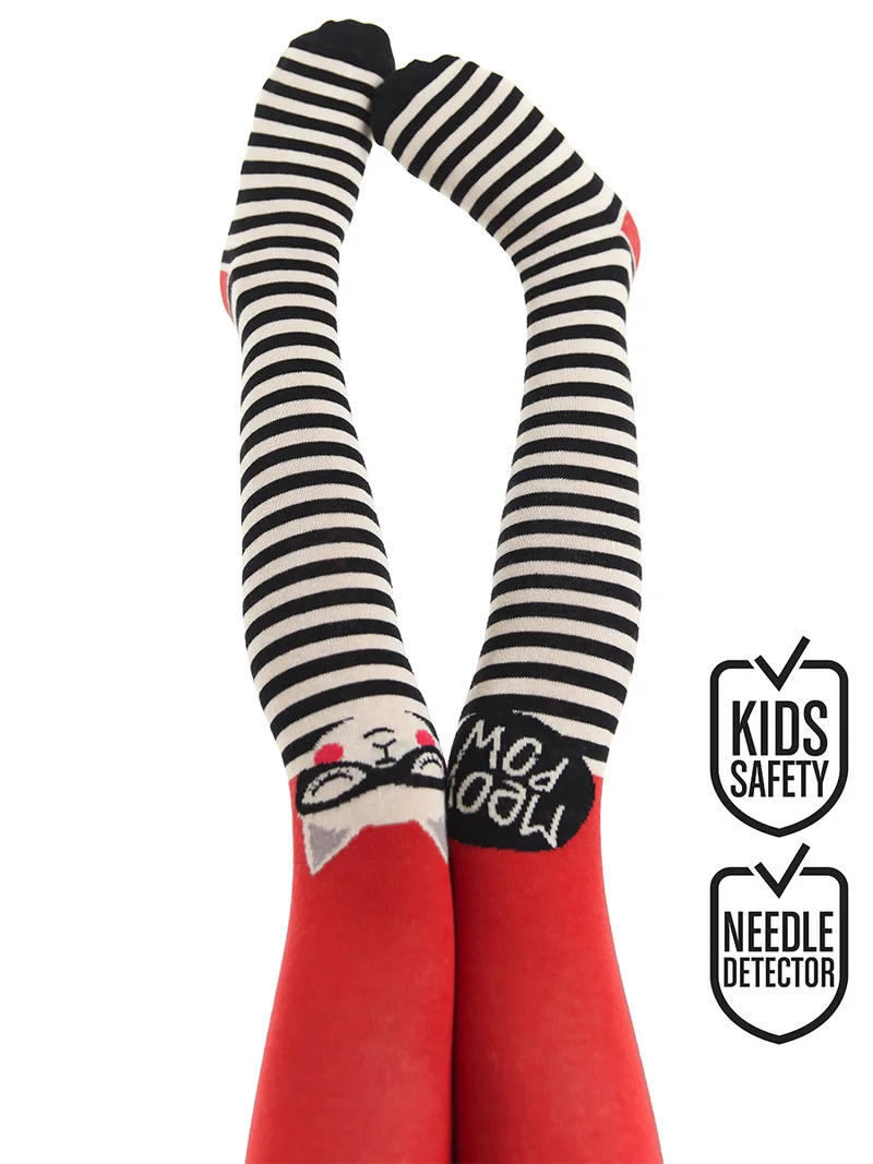 MSHB&G Meow Pow Girl Knit Stockings