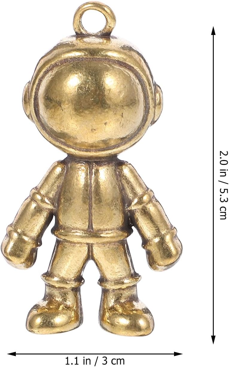 PRETYZOOM Space Robot Keychain Pendant with Astronaut Charm, Car Keyring Accessory for Keys Hanging Decor, Unique Automotive Interior Ornament for Travel and Daily Use - Image 1