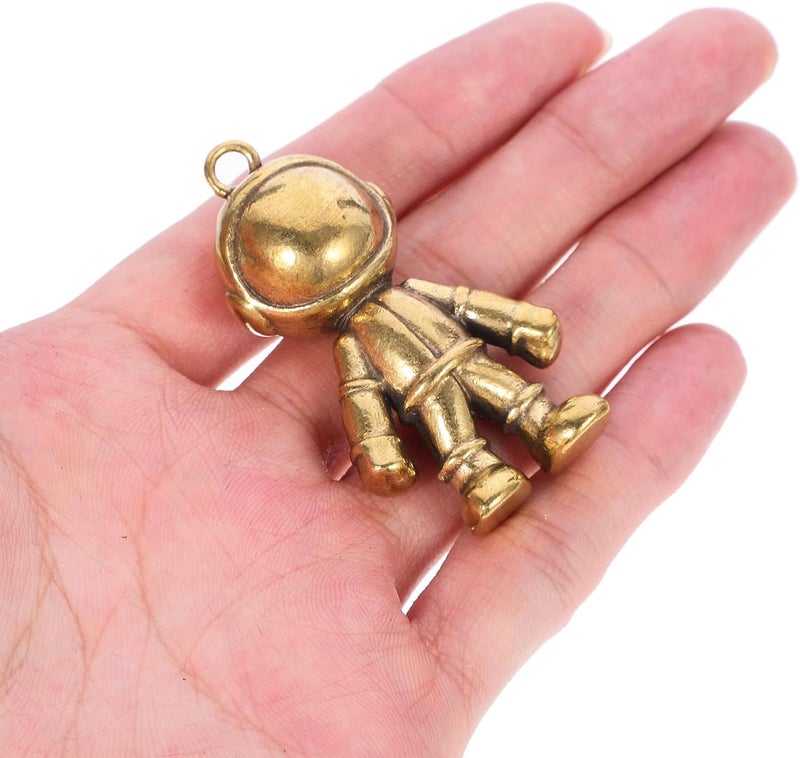 PRETYZOOM Space Robot Keychain Pendant with Astronaut Charm, Car Keyring Accessory for Keys Hanging Decor, Unique Automotive Interior Ornament for Travel and Daily Use - Image 3