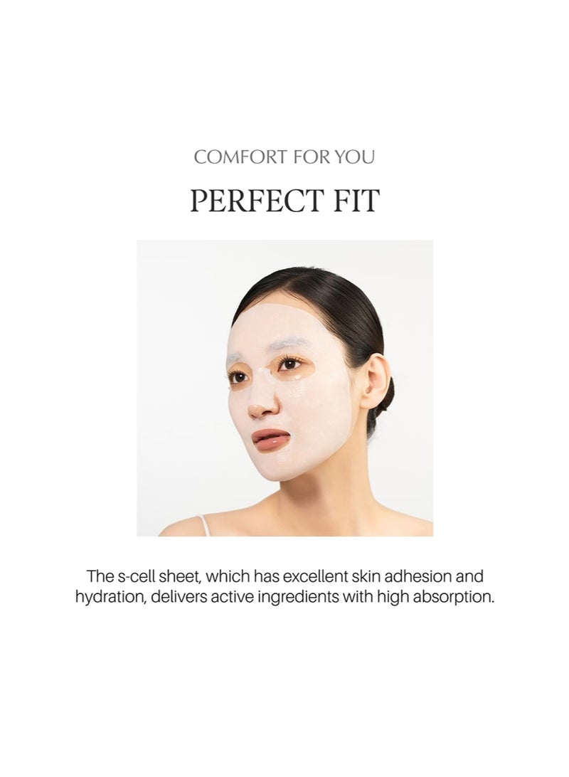 دي'ألبا قناع مغذي بنكهة الكمأة البيضاء الإيطالية من دالبا بييمونتي، 5 قطع، للعناية بالبشرة النباتية، قناع ورقي مغذي للبشرة الجافة والمتعبة، ترطيب عميق - Image 5