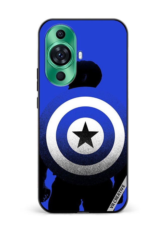 VR CREATIVE Protective Case Cover For Huawei nova 11 Captain America Blue Design Multicolour - Image 1