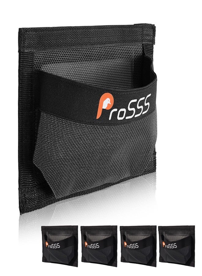 ProSSS 2PC Boat 10"*7" Self-Adhesive Storage Mesh Bag,Marine Organizer for Tools, Gear & Accessories,Waterproof Strong Adhesive Backing, Easy to Install & Remove,Keep Your Boat Tidy and Items Secure - Image 1