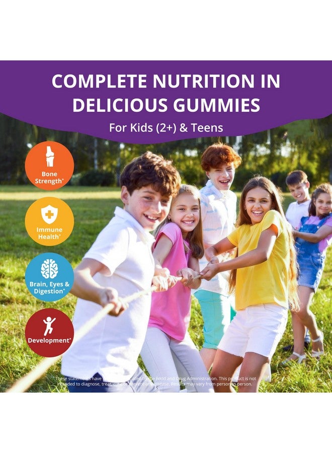 NuBest نوبيست جوميز الطويلة للأطفال من عمر 2+ والمراهقين | قوة العظام، المناعة، صحة الجهاز الهضمي مع الكالسيوم، فيتامين د3، ك2، مجموعة فيتامين ب، المغنيسيوم، الزنك | 20+ فيتامينات جومي بيري، بدون سكر مضاف - Image 2