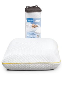 كومفورتو وسادة ROYAL Comforto بحجم كينج من الميموري فوم لتخفيف الآلام - وسادة دعم عنق مريحة للنوم، مثالية للنائمين على الجانبين والظهر، وسادة عنقية طبية 70×45 سم، وسائد فندقية فاخرة للنوم.  - Image 1