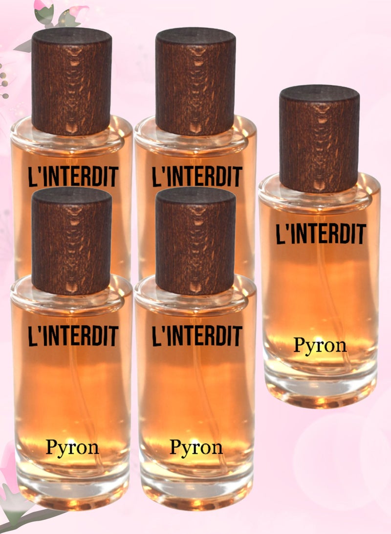 PYRON 5 Pieces L'Interdit Perfume 50 ml EDP - Image 1
