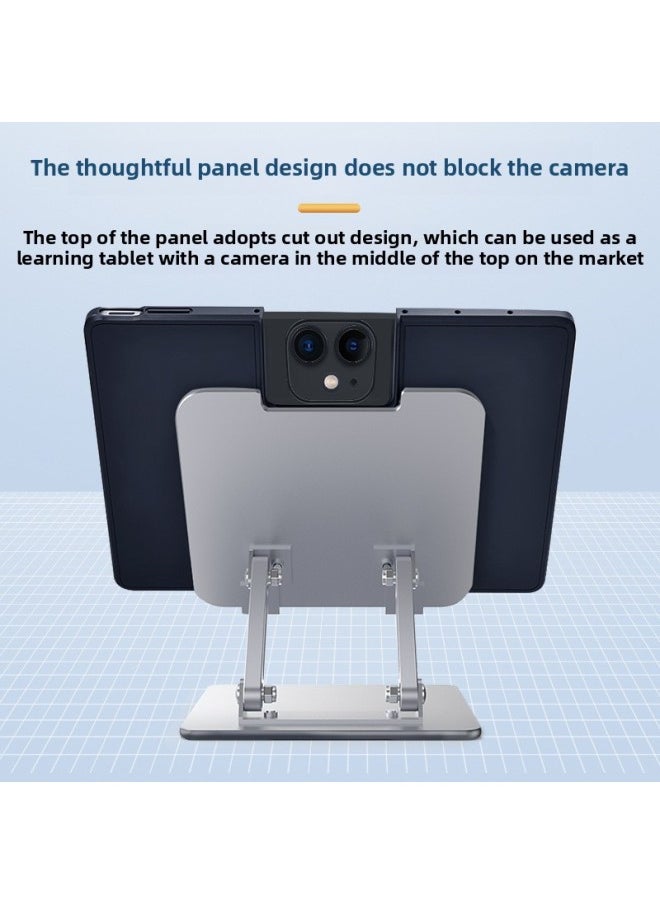 Generic - Learning Machine Large Tablet Special Support Frame Aluminum Metal Desktop IPad Foldableable Chicken Adjustable Mobile Phone Holder-Color:Z10 (small Style)-Applicable Size:14.5inch - Image 1