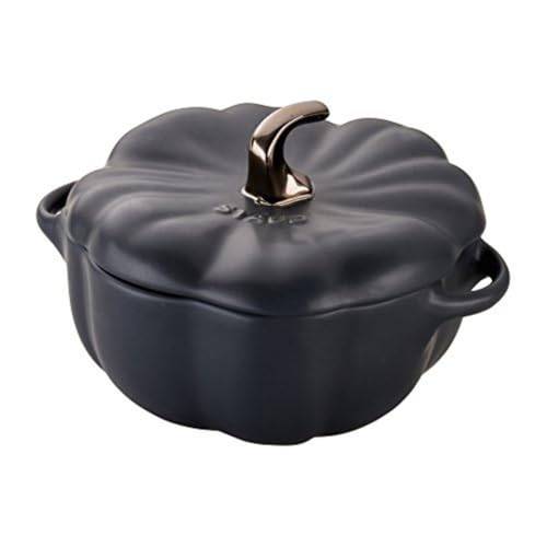 STAUB طبق قرع سيراميك صغير STAUB سعة 075qt آمن للاستخدام في الفرن والموقد حتى 572F