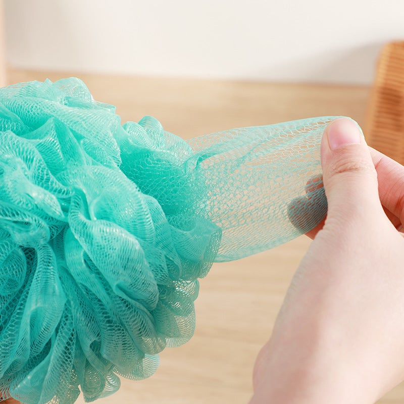 New 50G Bath Ball Large Soft Non-Scattered Foaming Bath Ball Flower Bath Bath Supplies Non-Printed Same Bath Ball - Image 4