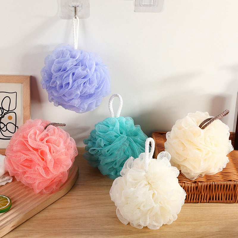 New 50G Bath Ball Large Soft Non-Scattered Foaming Bath Ball Flower Bath Bath Supplies Non-Printed Same Bath Ball - Image 2