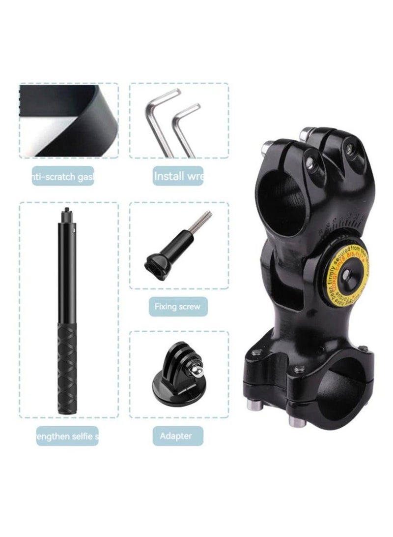 Motorcycle Bicycle Mount Camera Holder Handlebar Bracket Stand Invisible Monopod For Insta360 One X2/x3 Selfie Stick Accessories - Image 3