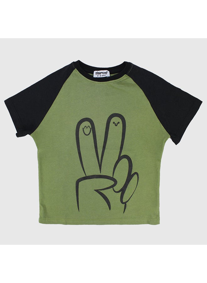 playmore - Peace Short-Sleeved T-Shirt - Image 1