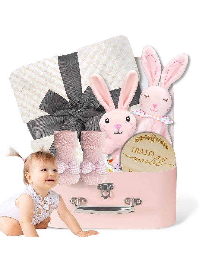 WECOOL Baby Girl Gift Basket - Image 1
