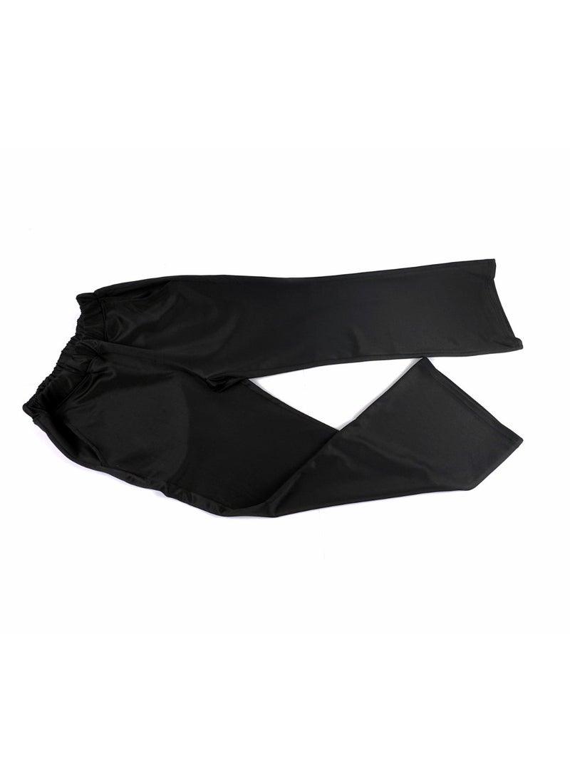 Generic " Step out with confidence and elegance with these wide-leg black sports leggings " (XXL)  - Image 2