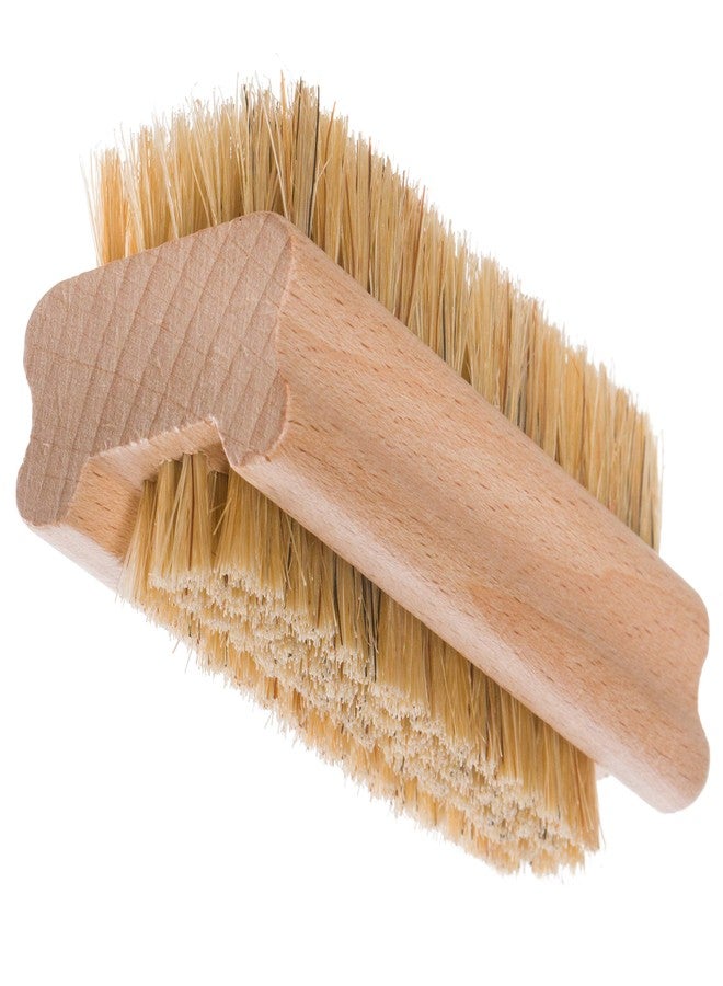 Redecker Natural Pig Bristle Nail Brush with Untreated Beechwood Handle, 3-3/4-Inches - Image 4