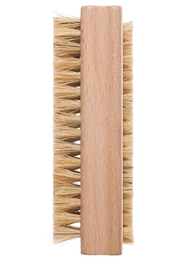 Redecker Natural Pig Bristle Nail Brush with Untreated Beechwood Handle, 3-3/4-Inches - Image 2