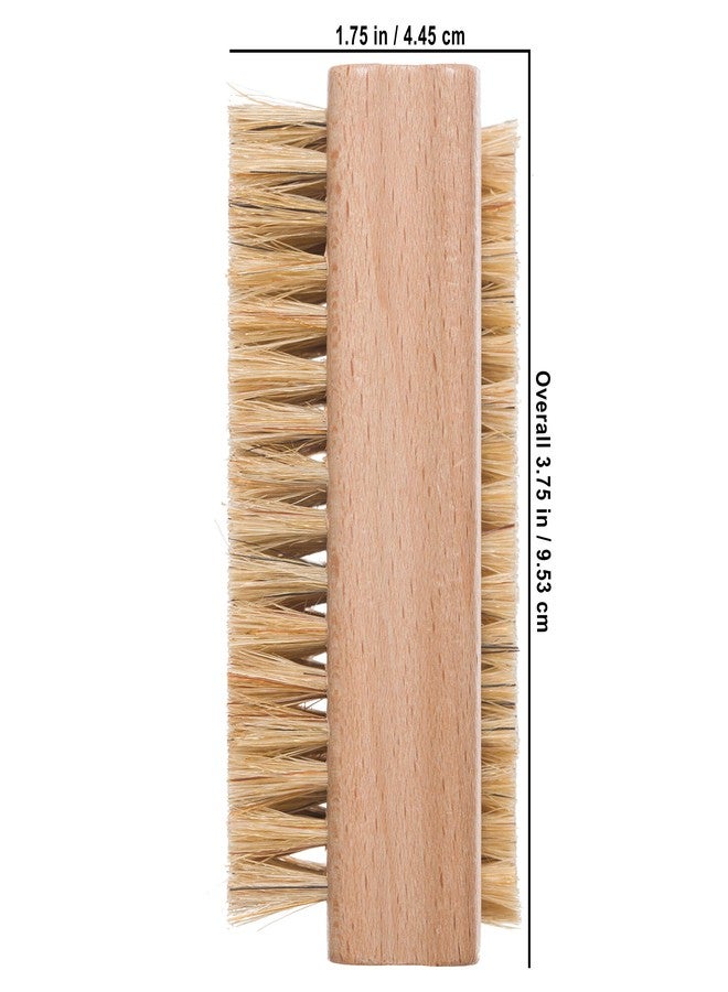 Redecker Natural Pig Bristle Nail Brush with Untreated Beechwood Handle, 3-3/4-Inches - Image 5