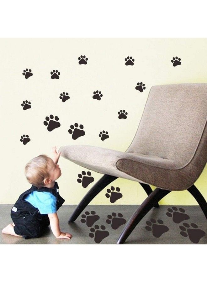 VinBee Dog Paw Prints Sticker Dog Pup Removable Vinyl Wall Sticker Decoration Décor For Children Nursery Room Home Décor Art Mural Diy 6Pcs 4 * 3.8Inch 4Pcs 2.96 * 2.8Inch 10Pcs1.8 * 1.6Inch - Image 4