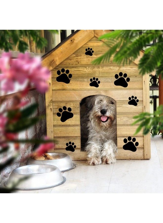 VinBee Dog Paw Prints Sticker Dog Pup Removable Vinyl Wall Sticker Decoration Décor For Children Nursery Room Home Décor Art Mural Diy 6Pcs 4 * 3.8Inch 4Pcs 2.96 * 2.8Inch 10Pcs1.8 * 1.6Inch - Image 5