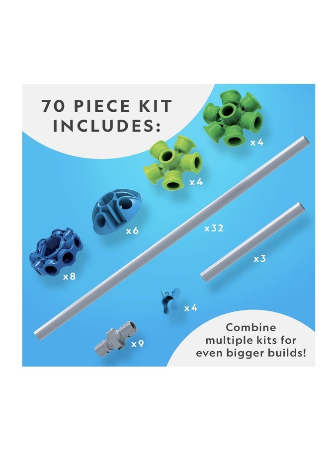 NATIONAL GEOGRAPHIC National Geographic Epic Forts Kit (70 Pieces)  - Image 2