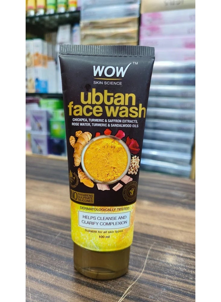 WOW Skin Science Ubtan Face Wash, 100ml