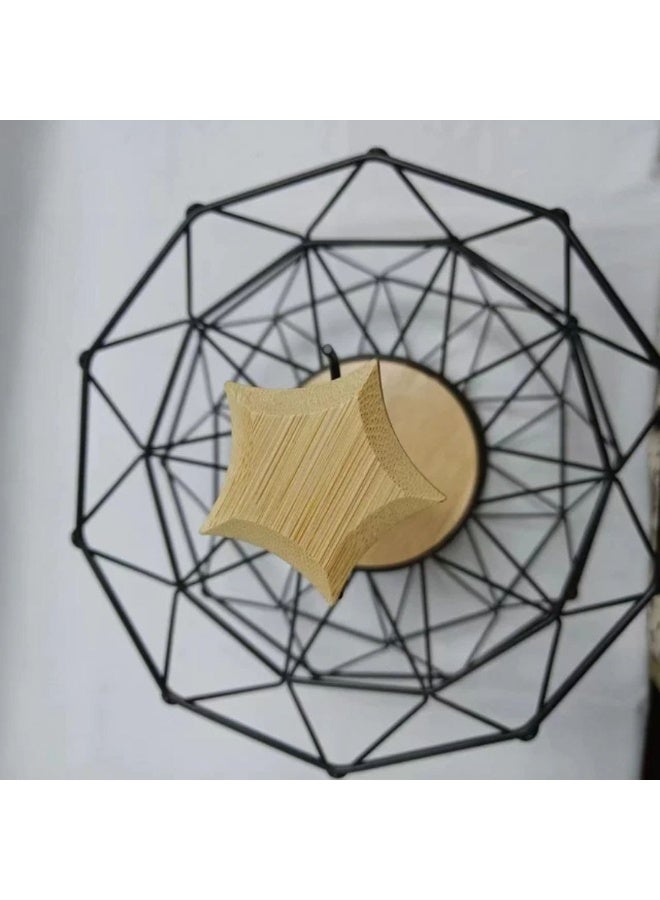 شيالة فاكهه معدن   لتقديم الفاكهه بشكل جميل لضيوفك واسرتك  شياله 2 دورالخامه معدن مجلفن اوف وايت مزوده ب 2 هوك للموز تصميم كريستاله شيك وأنيق  بقاعده خشب في كل دور  بمقبض نجمه خشب  المنتج يأتي مفكك بالكامل  سهل التركيب  منتج مستورد عالي الجوده هديه قيمه جدا من - Image 2