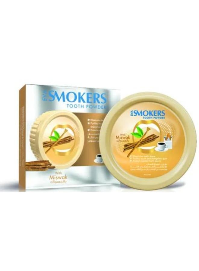 إيفا بودرة تنظيف أسنان بالمسواك سموكرز| 40 جرام - Image 1