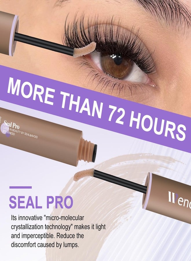 WENDY LASHES Brown Lash Cluster Glue, Lash Bond and Seal Waterproof, Quick-Dry Long-Lasting 72H Eyelash Glue for Clusters, Eyelash Adhesive, More Natural, More Solid, and More Gentle - 12ml - Image 4