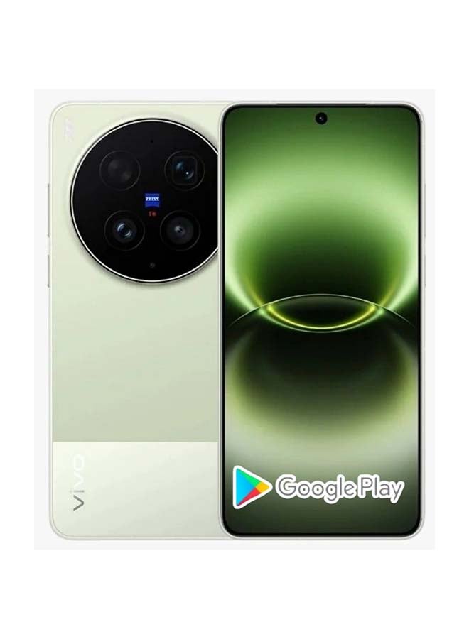 فيفو هاتف X300 Ultra الذكي بنظام أندرويد 5G (512GB 16GB RAM) أخضر | مواصفات صينية | شاشة LTPO AMOLED بحجم 6.82 بوصة، 1 مليار لون، شاشة HDR حيوية بتردد 144Hz | بطارية 6600 مللي أمبير، شحن سلكي 100W، NFC | كاميرا سيلفي بدقة 50MP | كاميرات خلفية ثلاثية (50MP+200MP+50MP)| دعم صورة Ultra HDR | مع دعم Google Play - Image 1