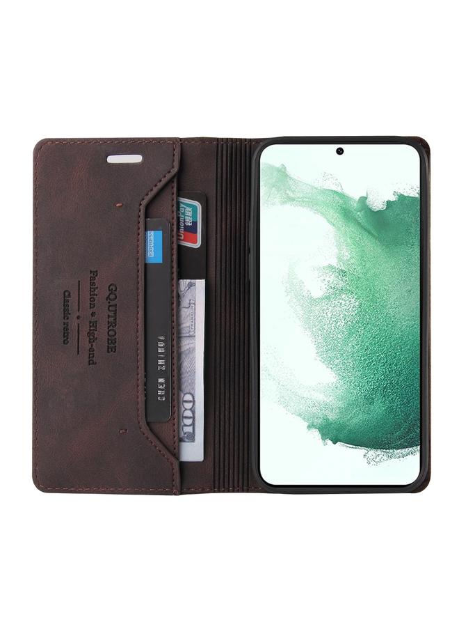 اس-توب جراب لهاتف Samsung Galaxy S23+ 5G، جراب جلدي مضاد للسرقة، قابل للطي أفقيًا مع حامل - Image 4