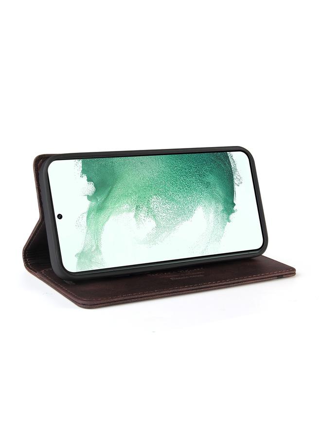 اس-توب جراب لهاتف Samsung Galaxy S23+ 5G، جراب جلدي مضاد للسرقة، قابل للطي أفقيًا مع حامل - Image 5