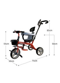 Generic Ride On Tricycle Bike with Push Bar for Kids  - Image 2
