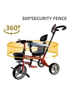 Generic Ride On Tricycle Bike with Push Bar for Kids  - Image 3