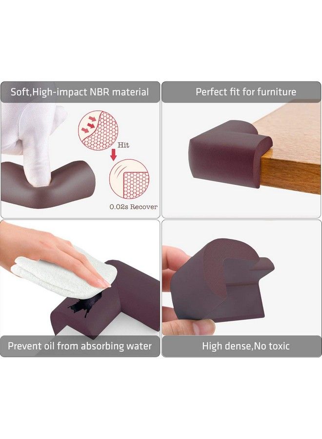 Royalkart Baby Child Infant Proofing Soft & Thick Baby Safety Lshaped Corner Guards Edge Protectorswith Special Adhesive Tape (Pack Of 20)  - Image 4