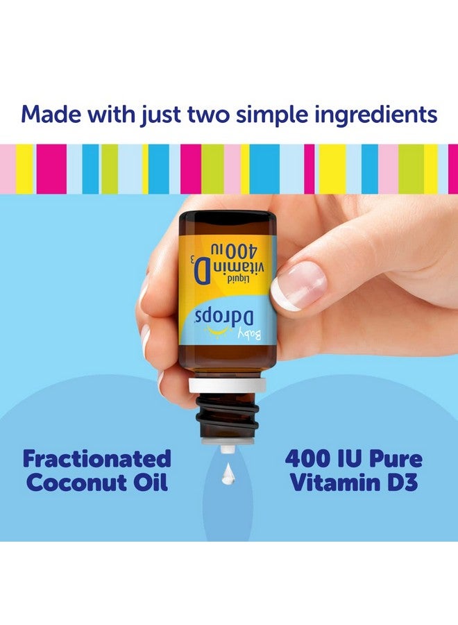 Ddrops VIT D,Baby,400 Iu,90 Drop - Image 4