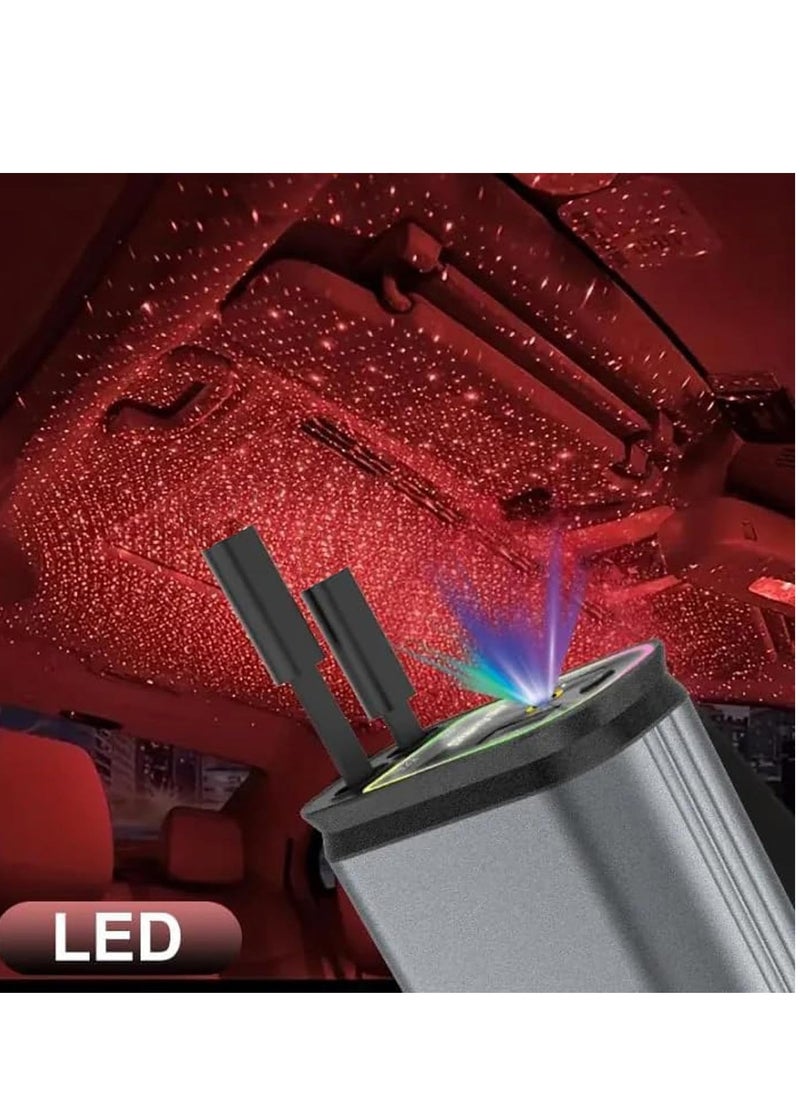 SMARTX 4 in 1 Retractable Starry Stars Proof Car Charger, Retractable Car Charger with Star Projector & LED, Fast Car Charging Phone, Retractable Car Phone Charger with Retractable Cables for Phone  - Image 2