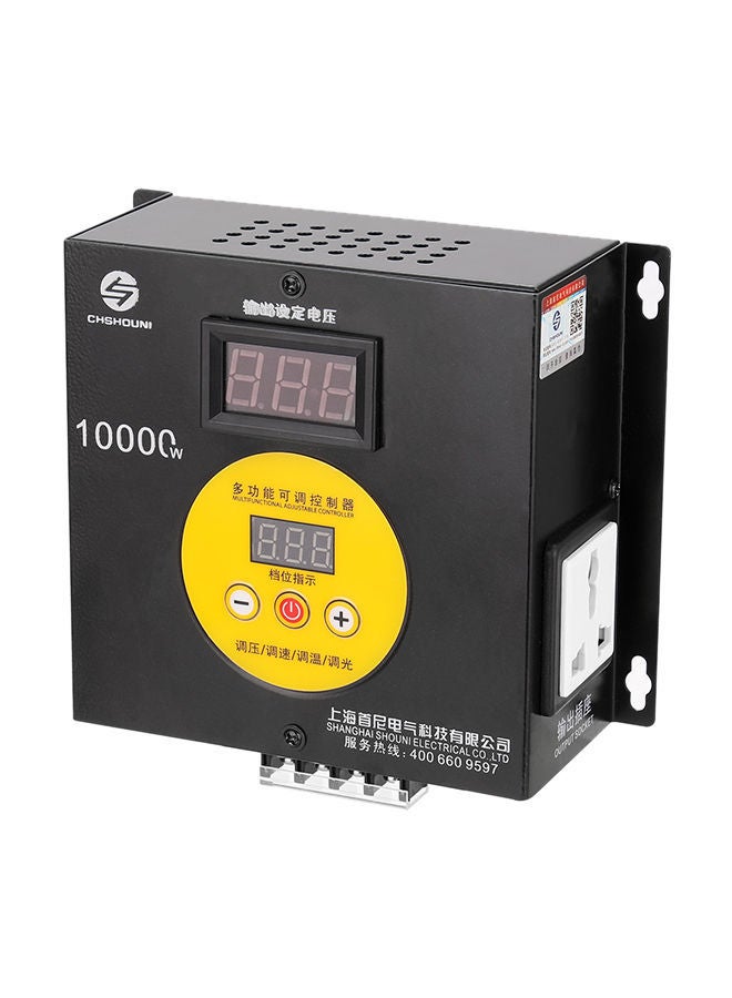 NIBEMINENT 10000W Household Compact Variable Voltage Controller Multicolor 17.70X9.50X16.50cm - Image 1