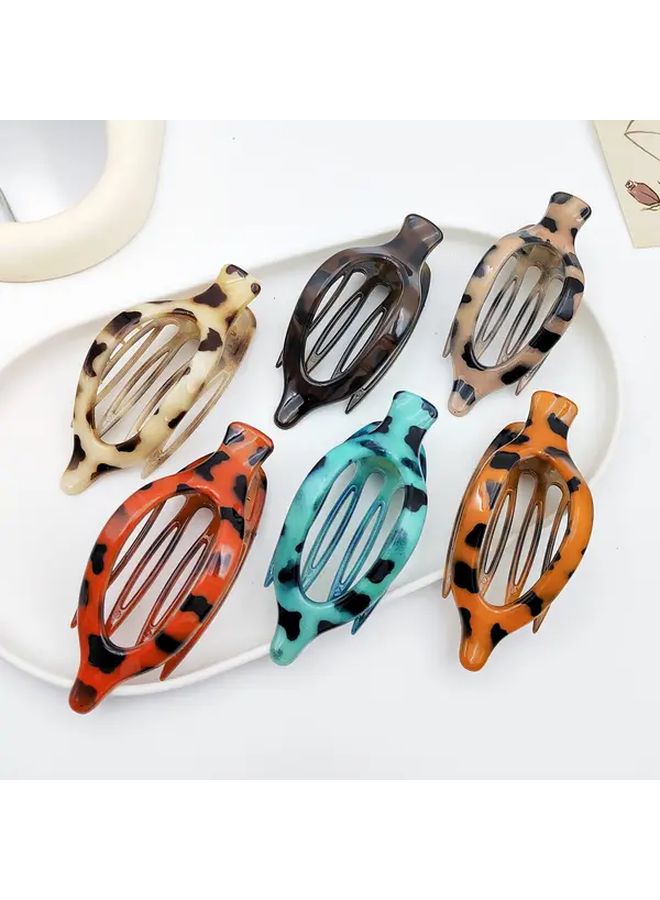 6pcs French Flat Clips Hair Clips Matte Strong Hold No Slip Grip For Wedding Formal Events - Image 2