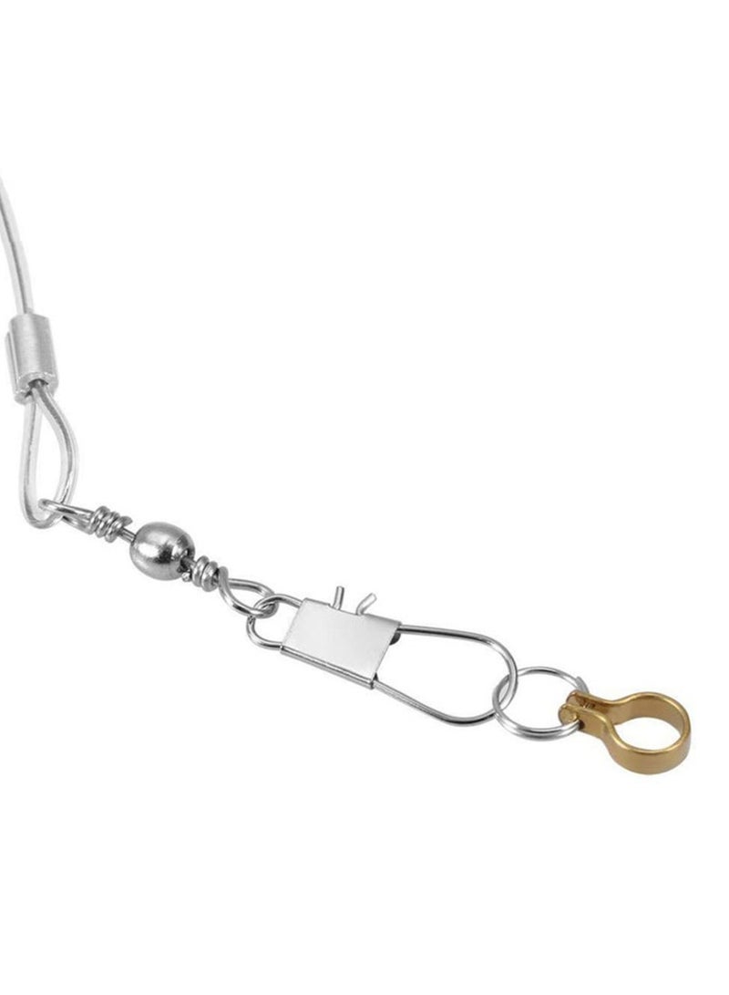 Parrot Flying Rope, 3 Meters Parrot Foot Chain Flying Training Outdoor，Anti-Bite Elastic String Training Harness,Bird Training Rope Bird For Pet,Clear. - Image 3