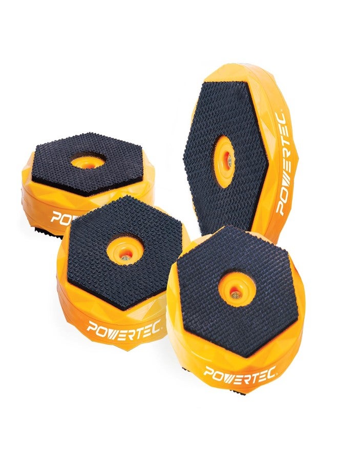 POWERTEC Bench Dog Puck - Protect Workpiece from Scratches, Ideal for Sanding, Routing, Finishing & Painting - 4PCs (72216) - Image 2