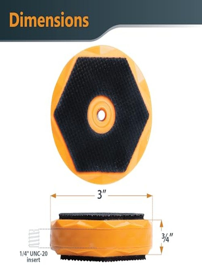POWERTEC Bench Dog Puck - Protect Workpiece from Scratches, Ideal for Sanding, Routing, Finishing & Painting - 4PCs (72216) - Image 3