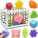 AiTuiTui Baby Sensory Montessori Activity Toys for 1 2 Year Old Boy Girl Early Learning Develop Shape Sorter Cube with Soft Textured Balls for Infants Toddler Birthday or Easter Gifts - Image 3