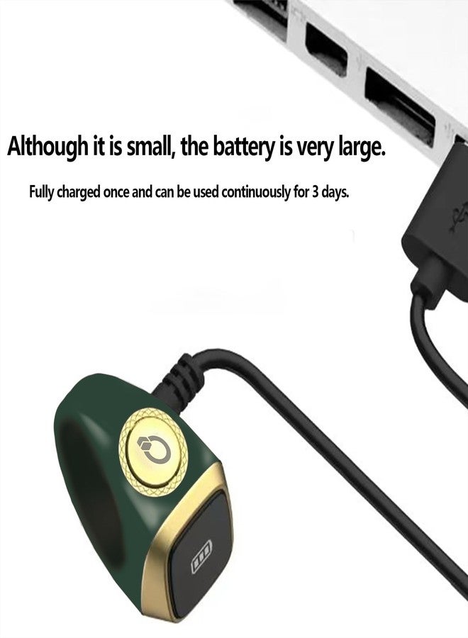 OUD Bukhoor Smart Tasbih Zikr Ring, 20mm Muslim Digital Azan Alarm Clock, Tasbih Counter Smart Ring (Green) - Image 4