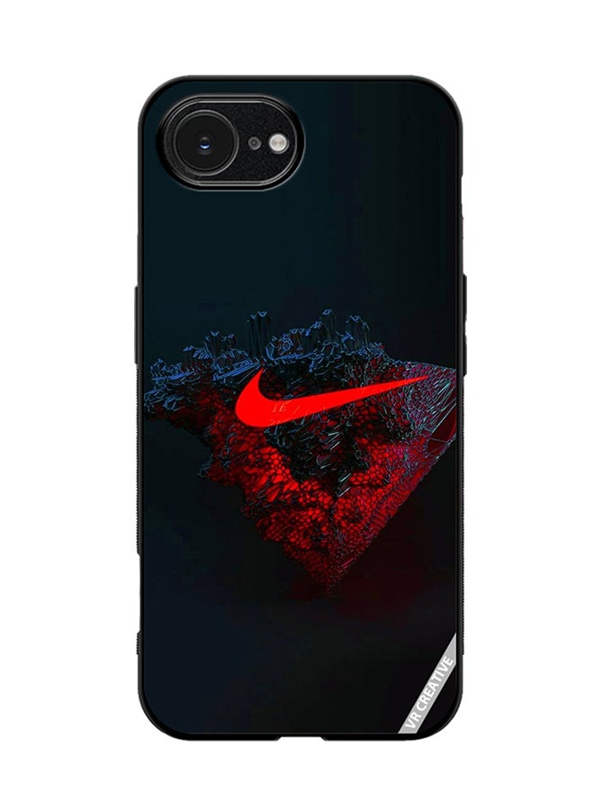 Protective Case Cover For Apple iPhone 16e Nike Design Multicolour