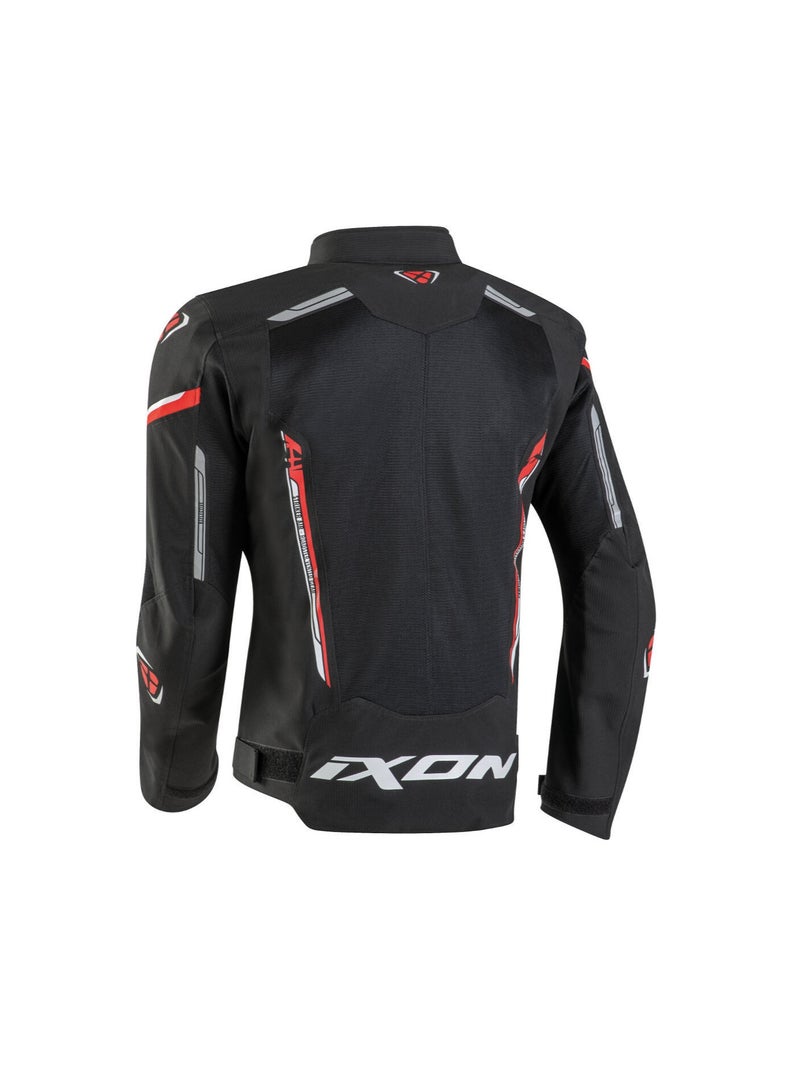 ixon جاكيت إكسون كاليبر إم إس من القماش الأسود والرمادي البرتقالي 100101174-1111-M-ASP - Image 2