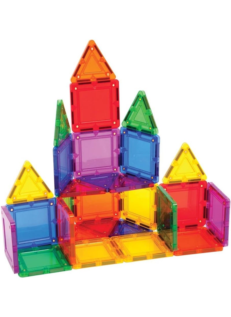 Magformers Tileblox Rainbow 30 pieces with Magnetic Activity Board Magnetic Building Blocks Educational Magnetic Tiles Kit  Magnetic Construction STEM Toy Set  - Image 4
