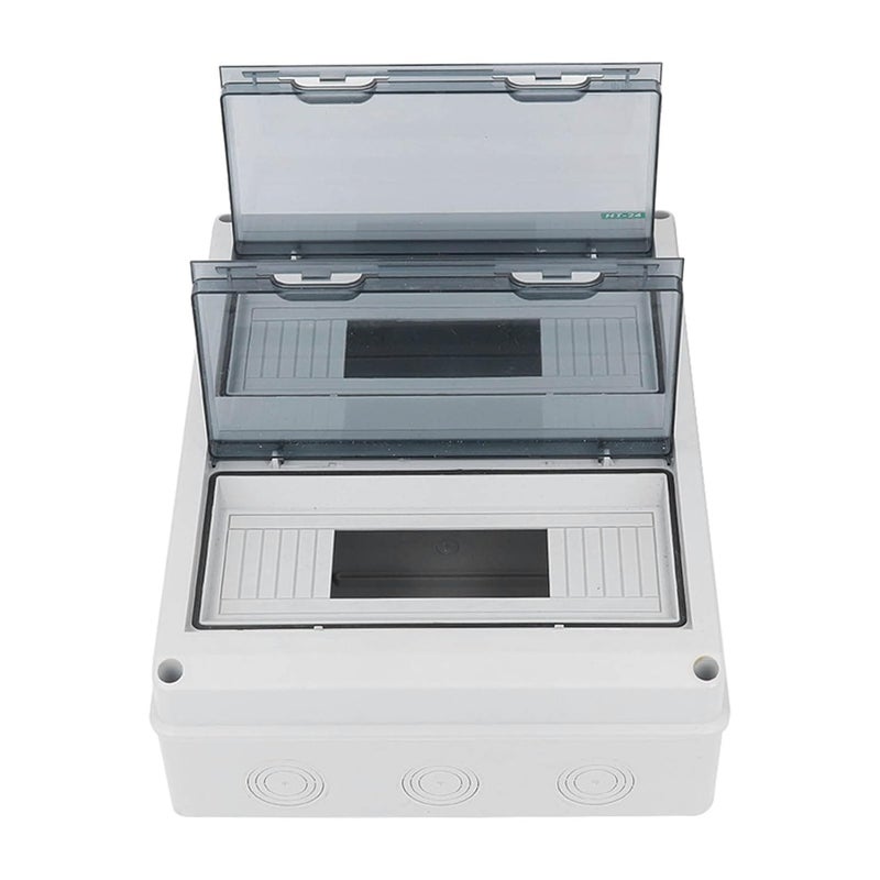 24 طريقة صندوق توزيع قاطع الدائرة ذو الغطاء الشفاف للاستخدام المنزلي والمصنع والتجاري - Image 3