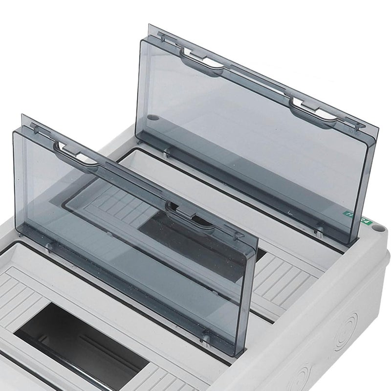 24 طريقة صندوق توزيع قاطع الدائرة ذو الغطاء الشفاف للاستخدام المنزلي والمصنع والتجاري - Image 4