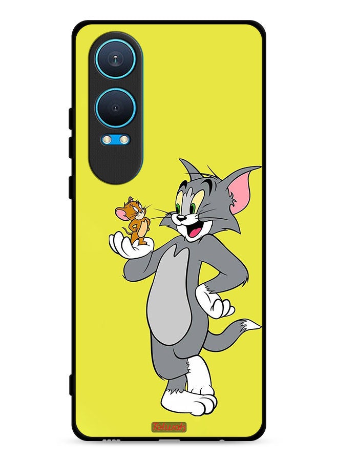 Tolwak OnePlus Nord CE4 Lite 5G Protective Case Cover Tom And Jerry - Image 1
