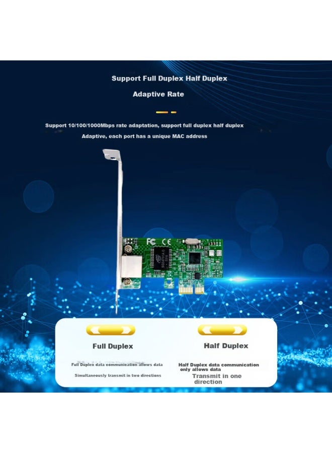 Percko I210 Network Card X1 Intel I210 Chip Pci-e X1 Gigabit Single Port Desktop Wired Network Card Server Support I210-t4 Linux - Image 3